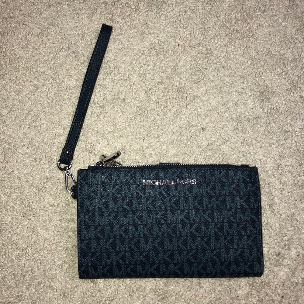 MK Double Zip Wristlet